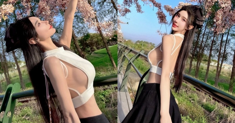 【WPT扑克】修但幾勒！這樣賞櫻可以嗎？性感尤物「夢夢」透視裝露半粒巨乳好搶眼！