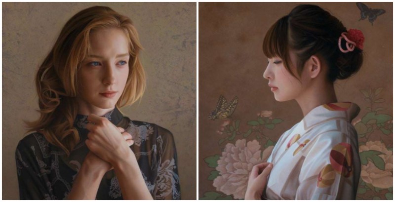 【WPT扑克】比照片還寫實！日本藝術家「岡靖知」把妹子畫成充滿魅力的仙女！