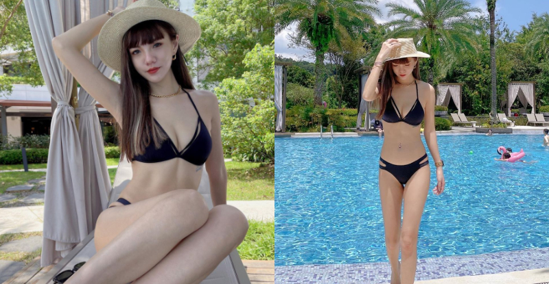 【WPT扑克】「性感車模」渡假打撈銷魂美體，細腰下的「纖長玉腿」讓腿控雙眼發亮