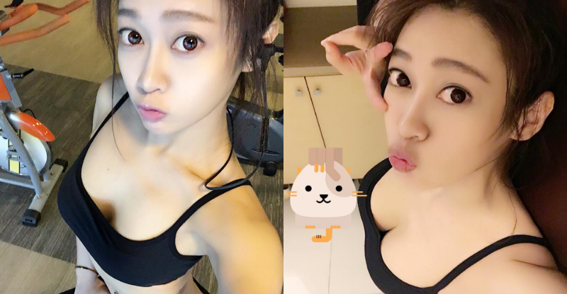 【WPT扑克】無法專心！健身房「爆乳正妹」好身材不能忽視，細肩帶運動上衣「快撐不住」了！