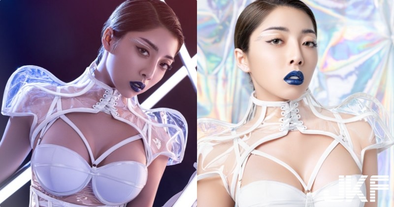 【WPT扑克】與你未來相見！正妹「蘿拉lola」火辣北半球外露，科技感造型直接攻陷你！