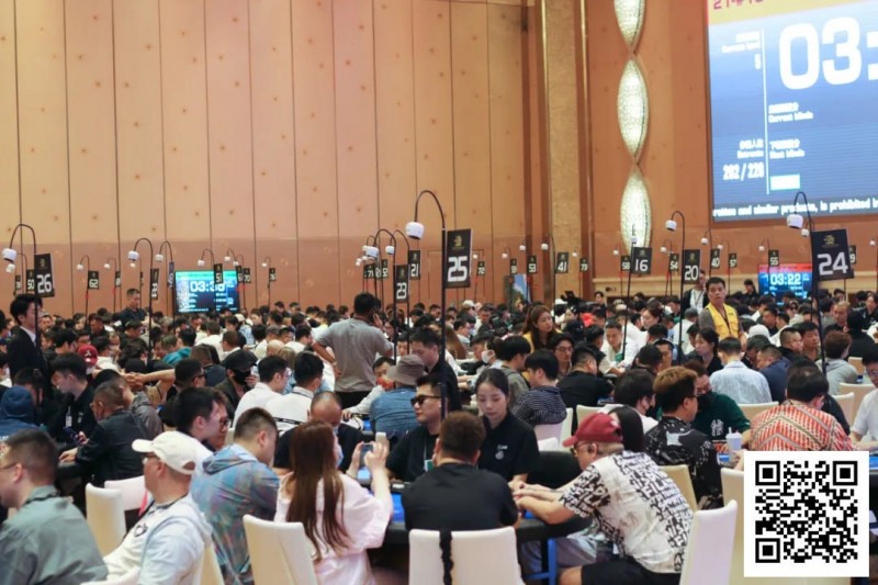 【WPT扑克】CPG横琴选拔赛 | 首轮收官！主赛2512人次参赛649人晋级第二轮，许铭文38.4万记分牌数量领跑第一轮C组