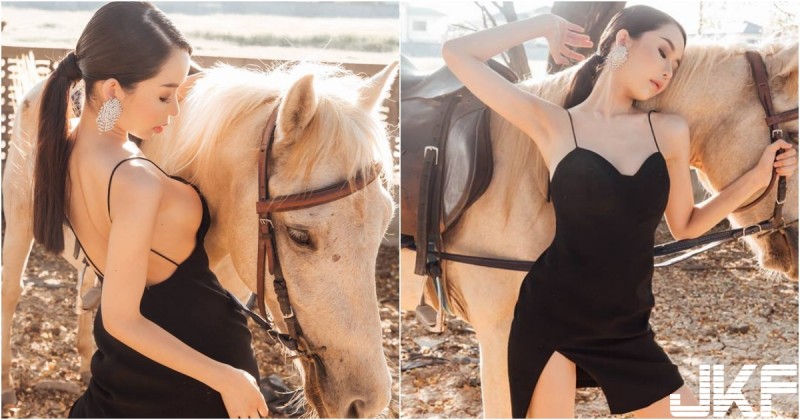 【WPT扑克】馬子配奶子？「氣質美乳妹」小洋裝下空蕩蕩，「飽滿圓奶」火辣外溢！