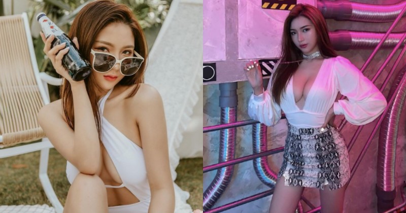 【WPT扑克】這V快開到肚臍！21歲火辣正妹米樂「雙峰好飽滿」，性感穿搭辣到上海去！