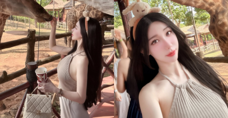 【WPT扑克】富國島驚見台灣正妹「米優Ｍiyo」，網羨長頸鹿：「視角真讚！」