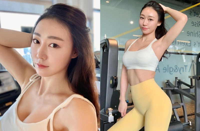 【WPT扑克】爆奶健身教練「루비우」超緊身褲展現迷人曲線　下體「駱駝蹄」若隱若現超害羞