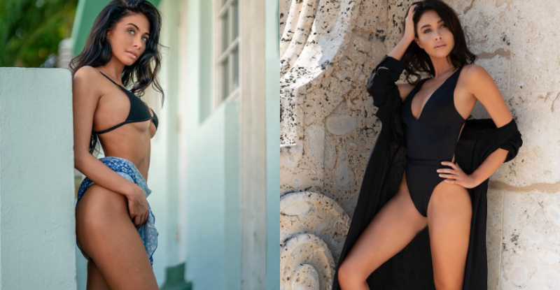 【WPT扑克】妹子穿比基尼「露南半球」 運動健身奶量不縮水…照樣渾圓堅挺份量足