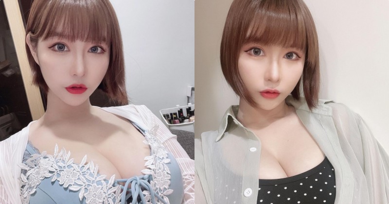 【WPT扑克】短髮人氣女神「希維亞」火辣低胸自拍，「超豐滿的深溝」好震撼人心！