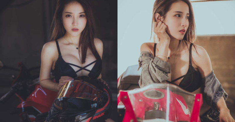 【WPT扑克】「重機辣妹」全程大掏「閃爍車燈」，沿路司機狂行邪惡注目禮！