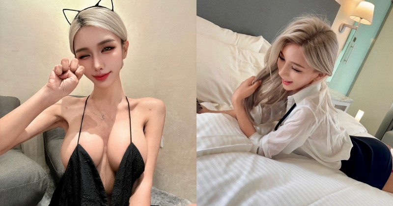 【WPT扑克】有這樣的秘書你幾點下班？金髮正妹「畇安」火辣OL套裝秀美乳辣腿