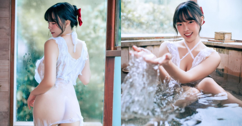 【WPT扑克】湯泉美人「苡昕」半透衣料，「邪惡蜜臀」若隱若現超誘惑！