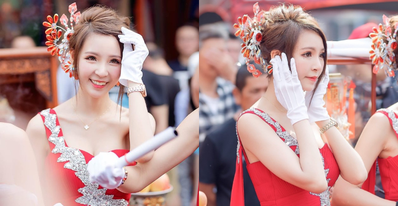 【WPT扑克】全台最美禮生「寧寧 Ning」怕鞭炮萌樣瘋傳　神的侍女身材過人