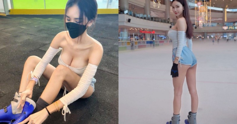 【WPT扑克】大馬正妹「爆乳溜冰」！平口上衣秀「香肩豪乳」，超飽滿蜜桃也快掉出來～