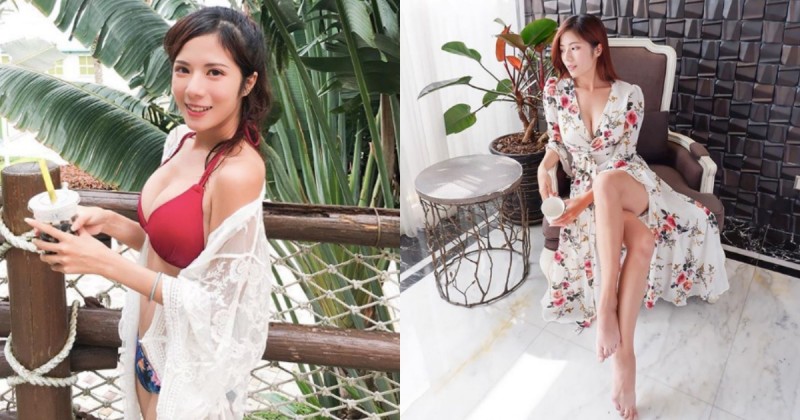 【WPT扑克】長裙飄逸氣質滿分～校園女神「方唯真」畢業後仙氣逼人 小開中路「若隱若現」太性感