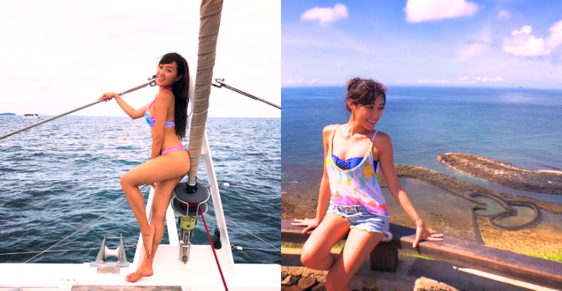 【WPT扑克】激辣古銅海系女子，陽光下的美乳長腿「Kimberly泡泡」