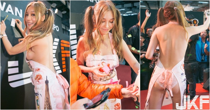 【WPT扑克】粉絲暴動想上台！「裸體圍裙」女神挑人親密遊戲！「狠狠黏一起」輸贏已經不重要了…