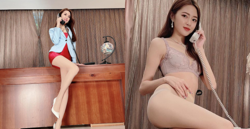 【WPT扑克】長腿女孩「拿鐵Una」接線只穿內衣褲，「騷色嫩體」讓網友瘋狂查號