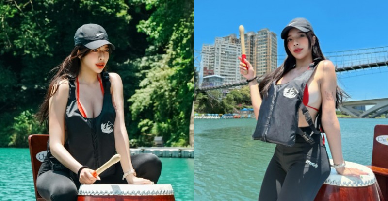 【WPT扑克】性感龍舟正妹鼓手爆乳擊鼓　熱血帶領隊員衝向終點！