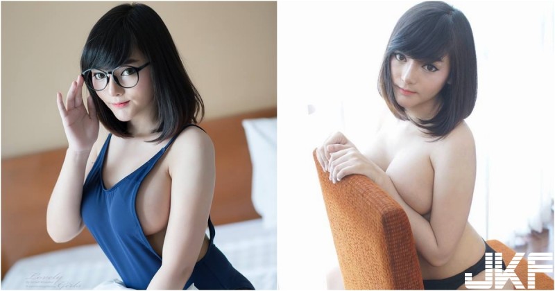 【WPT扑克】「肉肉學生奶妹」身材好洶湧！椅子壓奶「份量充足」～好想幫她扶眼鏡喔！