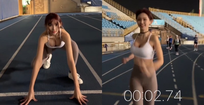 【WPT扑克】短髮女神《深田沐沐》100公尺衝刺　速度不快，幅度卻很大！