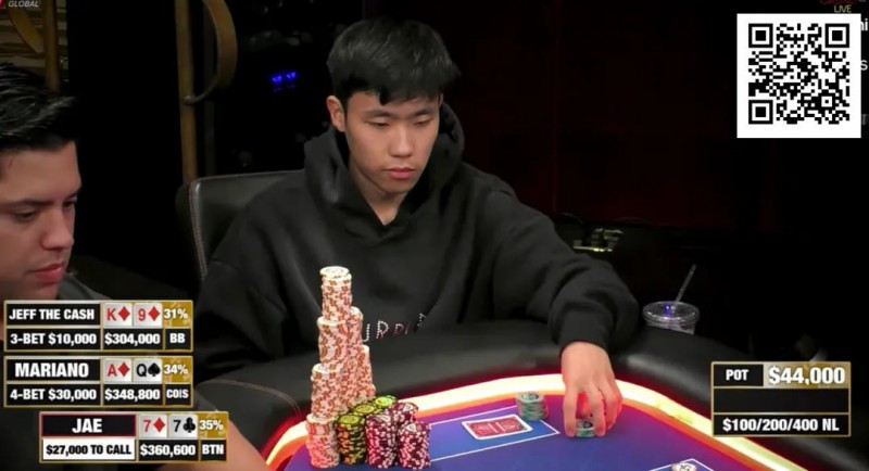 【WPT扑克】从连胜翻盘到被清空崩盘，一手牌终结HCL新人逆袭梦