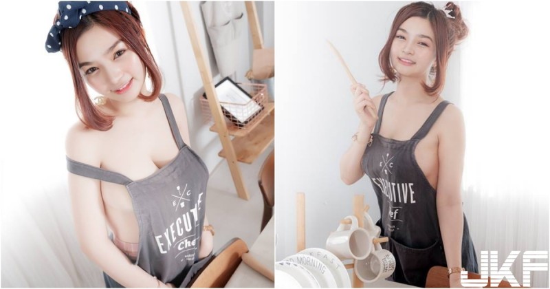 【WPT扑克】「大奶女友」說要做飯！只穿圍裙「白嫩圓乳」快掉出來！整頓飯都是奶味！