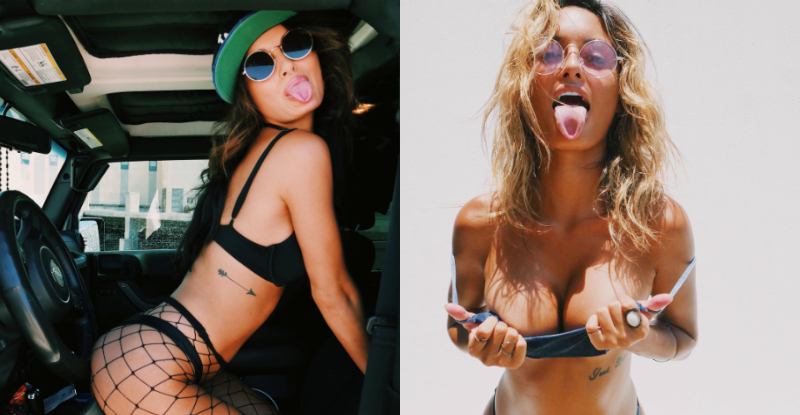 【WPT扑克】感覺來了就脫！妹子搭飛機嫌無趣「撩衣露乳」搞自拍　鄰座乘客全嚇傻