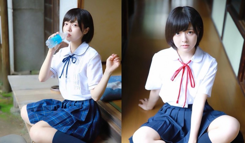 【WPT扑克】短髮控要瘋了！清新鄰家女孩「南 なこ」制服喝水照超萌　透明感突破天際啊