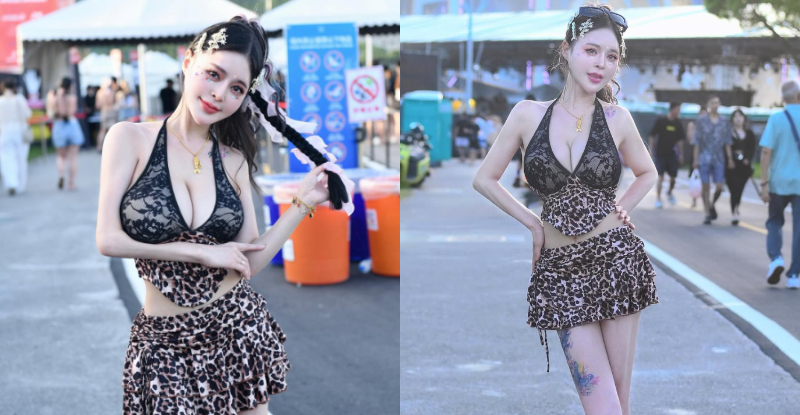 【WPT扑克】性感小花豹「姬冰嫣」出席S2O，「暴力巨乳」辣翻全場！