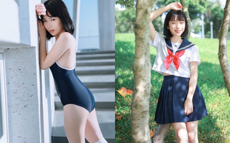 【WPT扑克】臺北大學小清新「?塔塔醬」校園誘惑！死庫水+水手服完美Combo　完全就二次元走出來啊