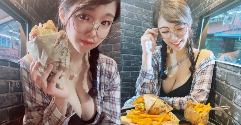 【WPT扑克】真是可口！「米亞Mia」餐前「擠弄軟嫩雙球」，深美事業線讓男粉眼福超飽！