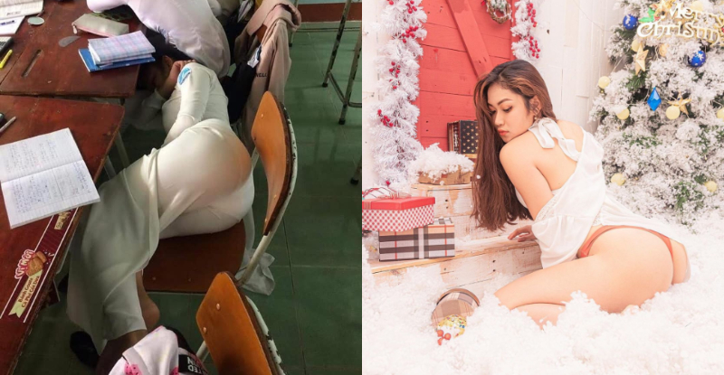 【WPT扑克】越南「巨臀學生妹」被偷拍　緊身奧黛展現凹凸有致的曲線！