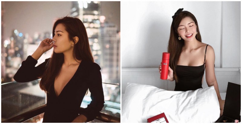 【WPT扑克】「氣質女神」深V洋裝小露美胸！緊緻身材曲線搭配高雅微笑，簡直就是美神的化身！