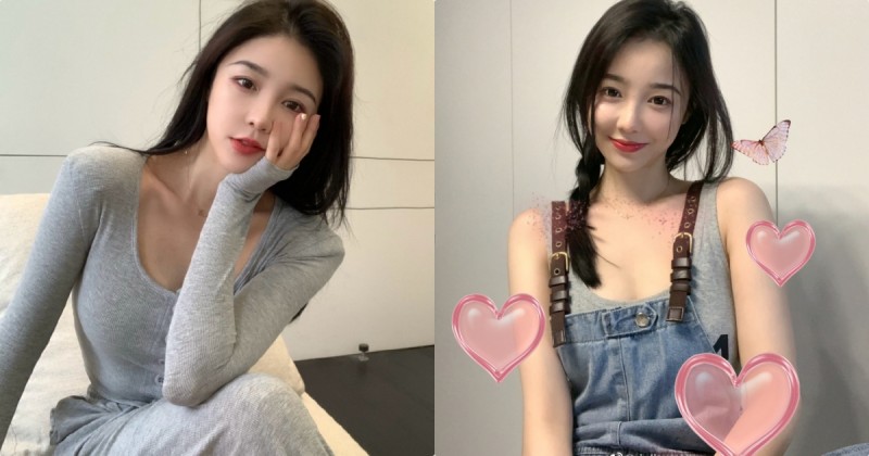 【WPT扑克】「超甜吊帶褲正妹」當你同學，「白皙的極品曲線」讓人好愛！