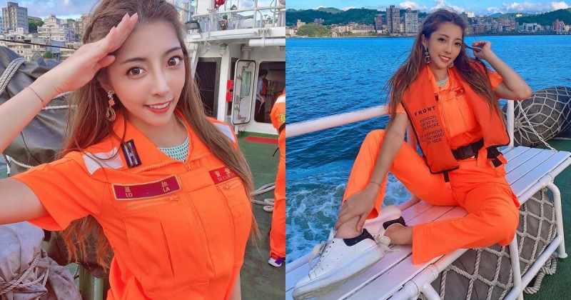 【WPT扑克】全台最正海巡署妹子！「蘿拉lola」傲人身材制服藏不住，網友稱讚：又辣又帥！