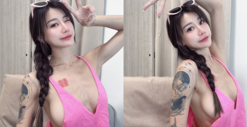 【WPT扑克】連自己都不好意思看！Lara雙囍超啷吊嘎猛曬側乳太過份