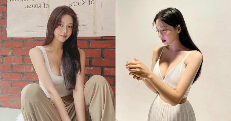 【WPT扑克】正妹低頭照「深溝現形了」，白色深V裝「上圍好傲人」！