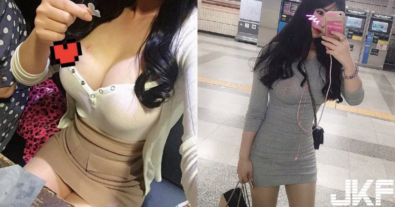 【WPT扑克】把愛心給我移走！「巨乳網紅」自拍視角太邪惡，捷運「深V爆乳」路人口水都流出來啦！