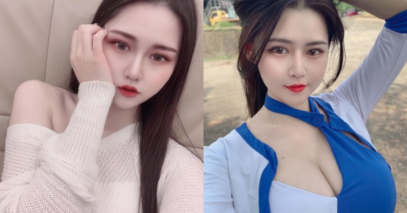 【WPT扑克】正妹「MIGA 冰冰」賽車造型好火辣，「白嫩美乳」散發滿滿誘惑！