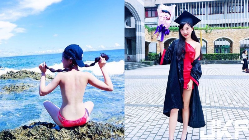 【WPT扑克】北醫大正妹畢業大解放！大方在海邊脫掉比基尼露出兇猛美背：跪求正妹「轉過來」….