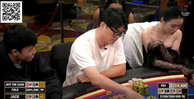 【WPT扑克】5bet底池高压对决，看JJ如何逼退QQ
