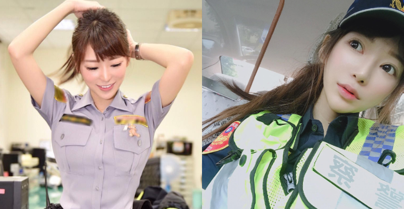 【WPT扑克】總統候選人造勢會場驚見「全台最正女警」　清秀側臉讓網友秒戀愛