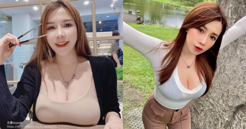 【WPT扑克】把長輩放餐桌！「雪白美胸正妹」吉寶乳量太沈重，只能靠桌子減輕負擔！