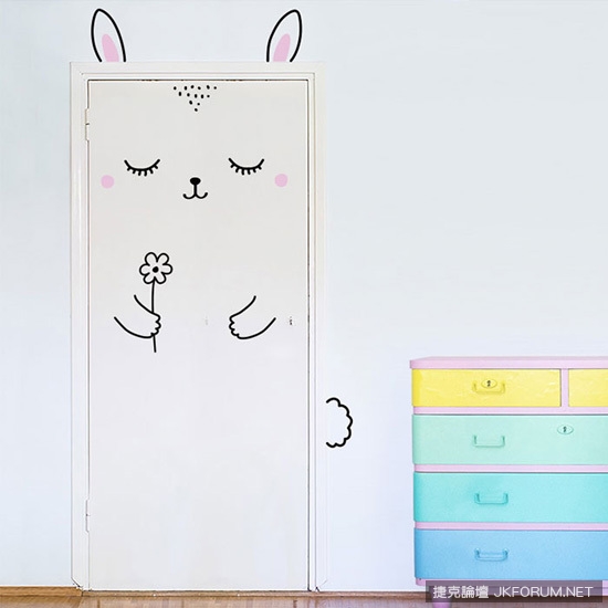 【WPT扑克】好治癒《門的貼紙》輕輕鬆鬆的就把門給變可愛了