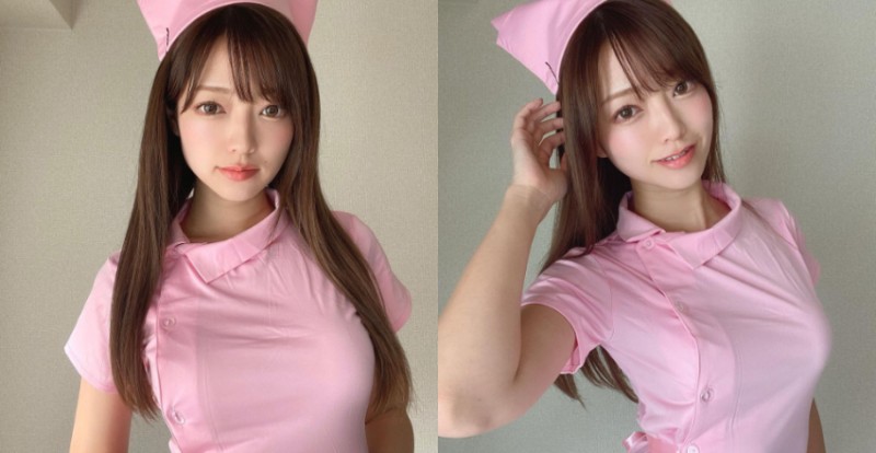 【WPT扑克】護士小姐制服是不是太緊？日本甜美小模「八千恵」隱乳身材讓人驚豔