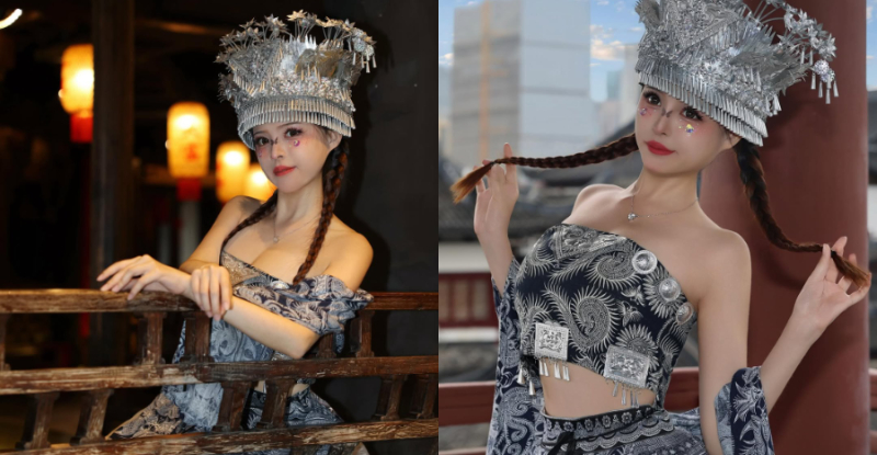 【WPT扑克】苗族姐姐「羊ㄦ」姿態優雅性感，「爆乳細腰」還是藏不住！