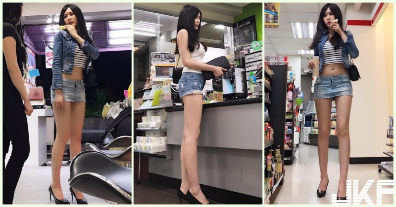 【WPT扑克】超誘惑「7-11長腿辣妹」終於被神到了！逆天的「雪白大腿」畫面讓人受不了…