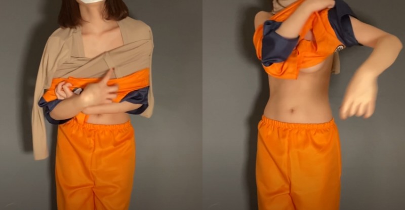 【WPT扑克】F奶女大生鏡頭前換衣Cos孫悟空　想使出「歐派氣功」卻走光