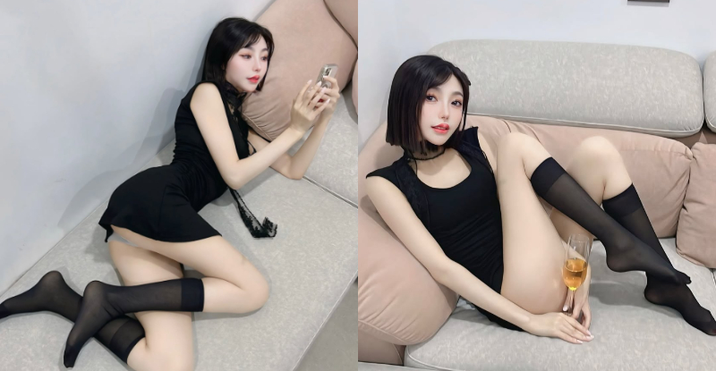 【WPT扑克】長腿蘿莉「林瑩」到朋友家超自在，「誘惑擺拍」馬上露餡小褲褲！