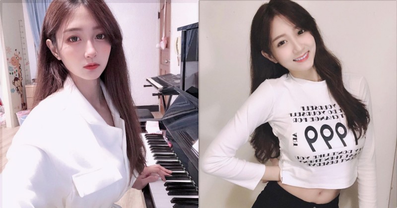 【WPT扑克】超萌鋼琴正妹「顏值好犯規」，「穿白T的緊身畫面」好誘人喔！